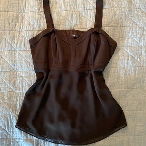 Black evening flowy casual top